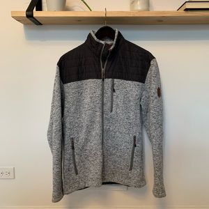 Gray Full Zip Fleece Jacket